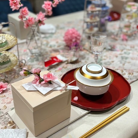 花包み　桃