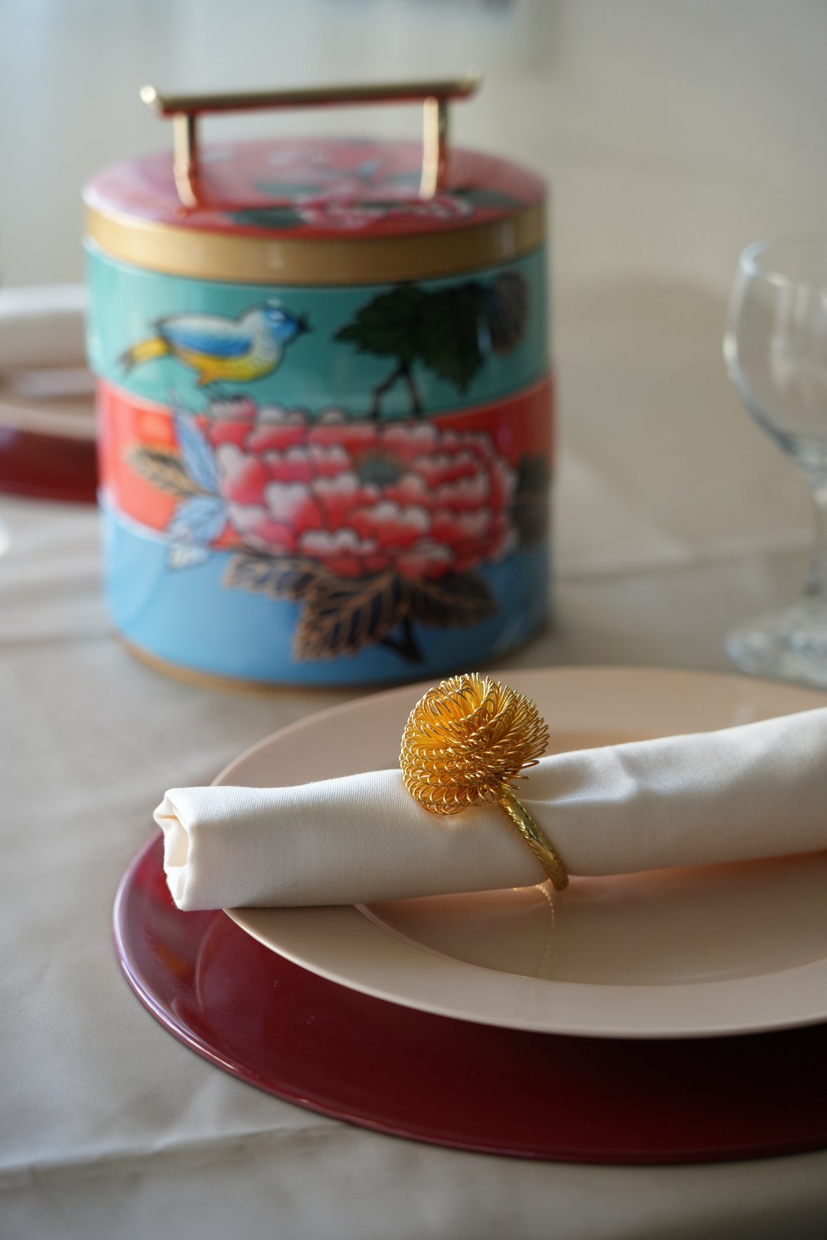 ナプキンリング ゴールドボール | MY Dear LIFE