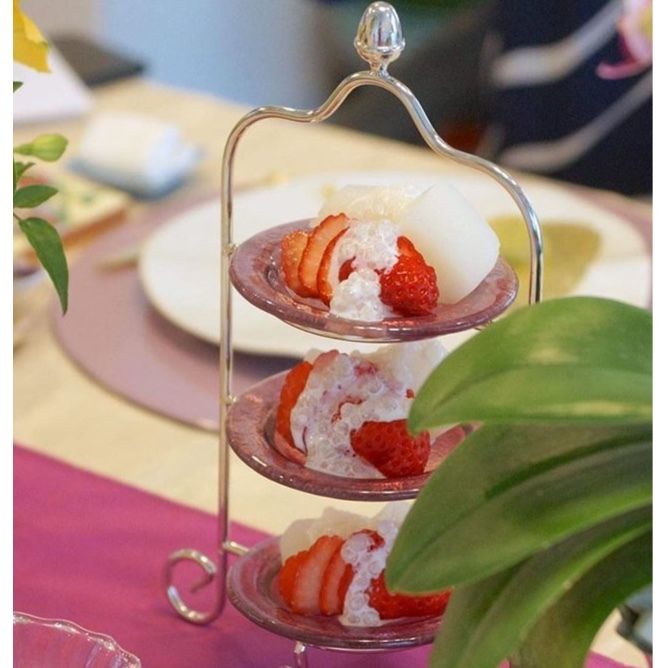 MY Dear LIFE La vie 4段ティーティア　ケーキスタンド MY Dear LIFE La vie 4段ティーティア ケーキスタンド simple