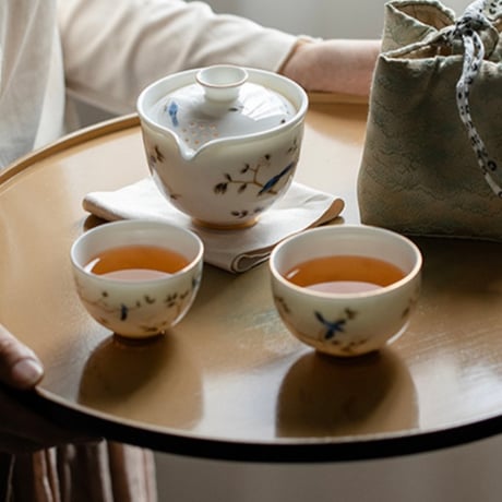 茶杯　S　枝の鳥