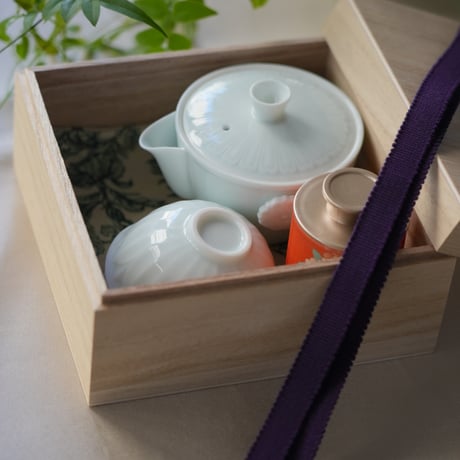 みぃ‼️ 手作り陶器 茶香炉 ♡可愛い蓋物と急須セット ティーポット