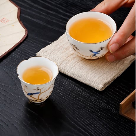 茶杯　S　枝の鳥
