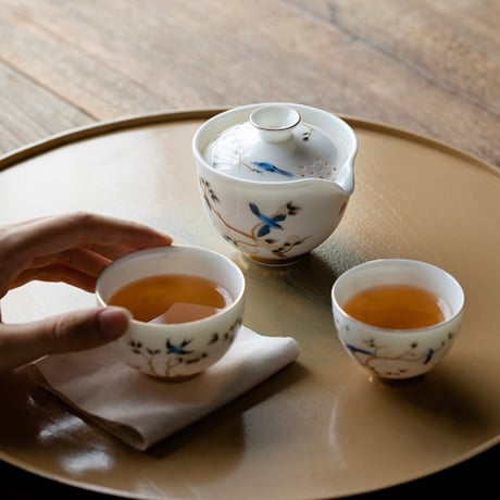 茶杯　S　枝の鳥