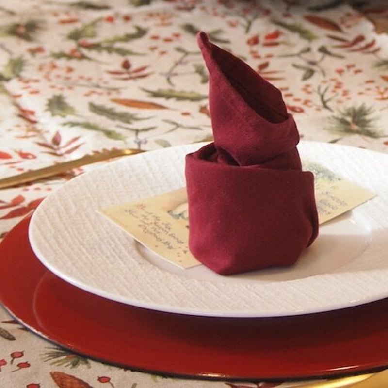 テーブルナプキン2枚セット ポートワイン | MY Dear LIFE