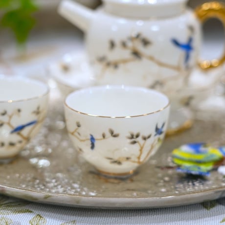 茶杯　S　枝の鳥