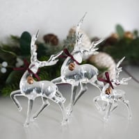 アクリル　トナカイフィギア