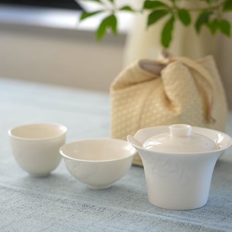 旅茶器４点set 　風葉