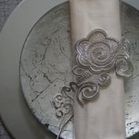 刺繍パーツ　吉祥雲レース