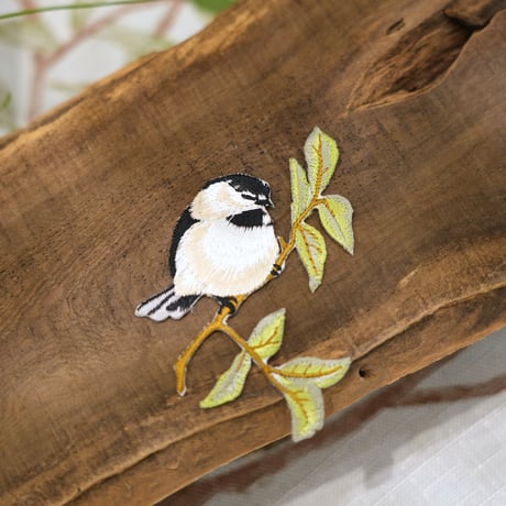 刺繍パーツ/アップリケ　枝の鳥