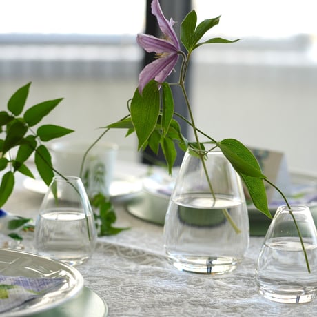 猫と花 フラワーベース Minou-ettes by C. Pradalie のぞき猫 ミニフラワーベース 小物入れ ネコグッズ 猫雑貨