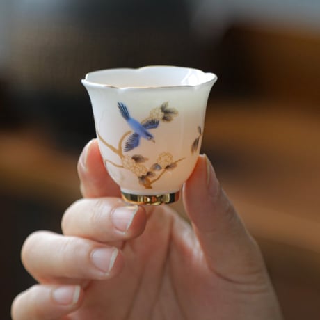 茶杯 SS　枝の鳥