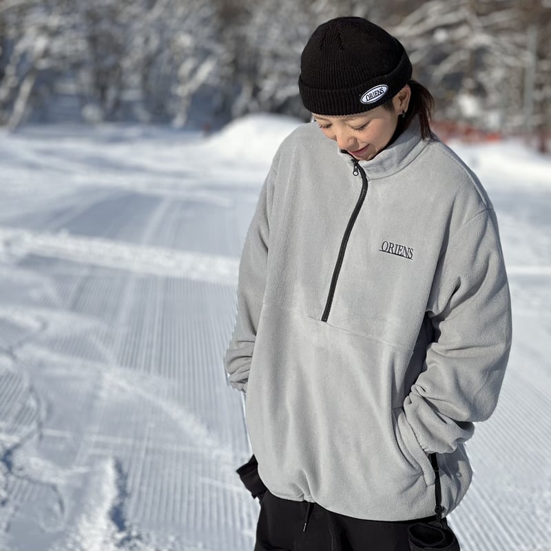 Fleece half top zip pullover