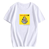 ラーメン二郎風 猫Tシャツ  ニャーメン二郎 猫マシマシ