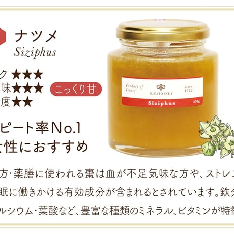 ナツメハニー/Sidr〈Gift size_70g〉~Raw Honey~