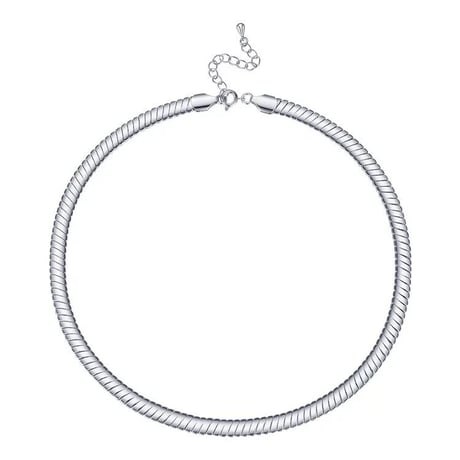 Unisex snake chain 3mm necklace silver 316L