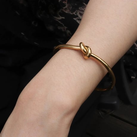 Knot bracelet gold 316L