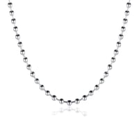 Ball chain necklace 6mm 60cm silver 304L