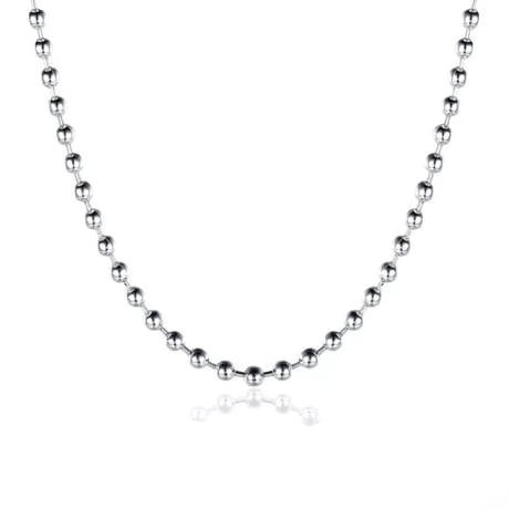 Ball chain necklace 6mm 70cm silver 304L