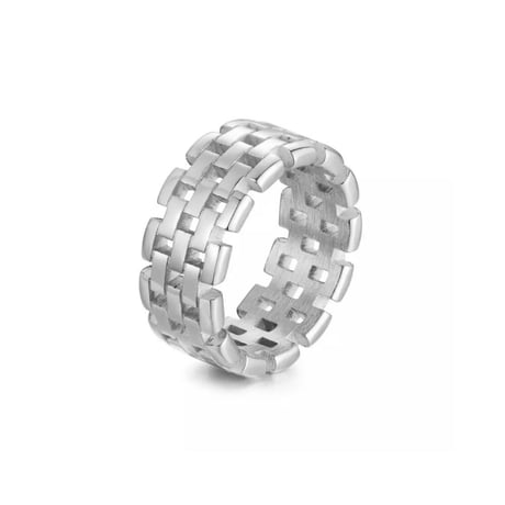 Watch strap ring silver 316L