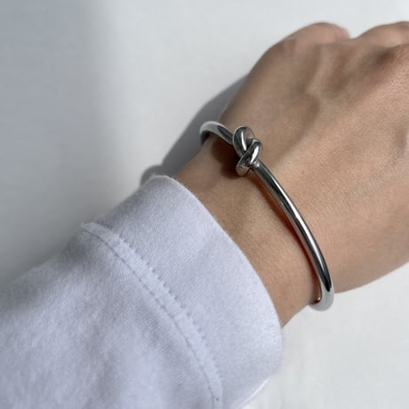 Knot bracelet silver 316L