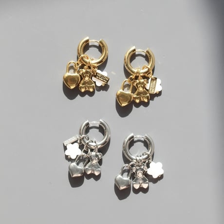 Angels hoop pierce silver 304L
