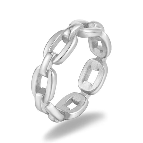 Obal chain ring silver 316L