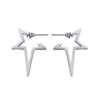 Star pierce silver 316L