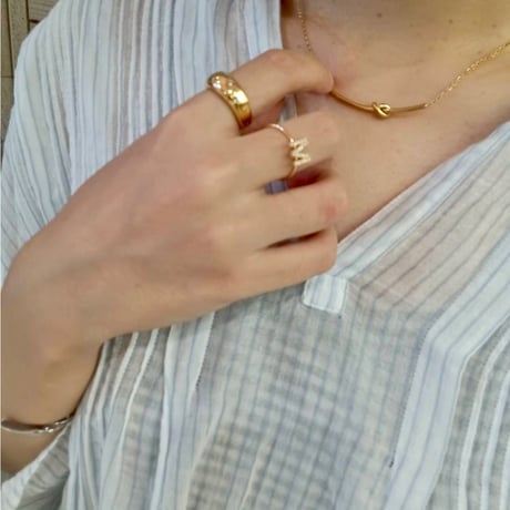 Constellation ring gold 316L
