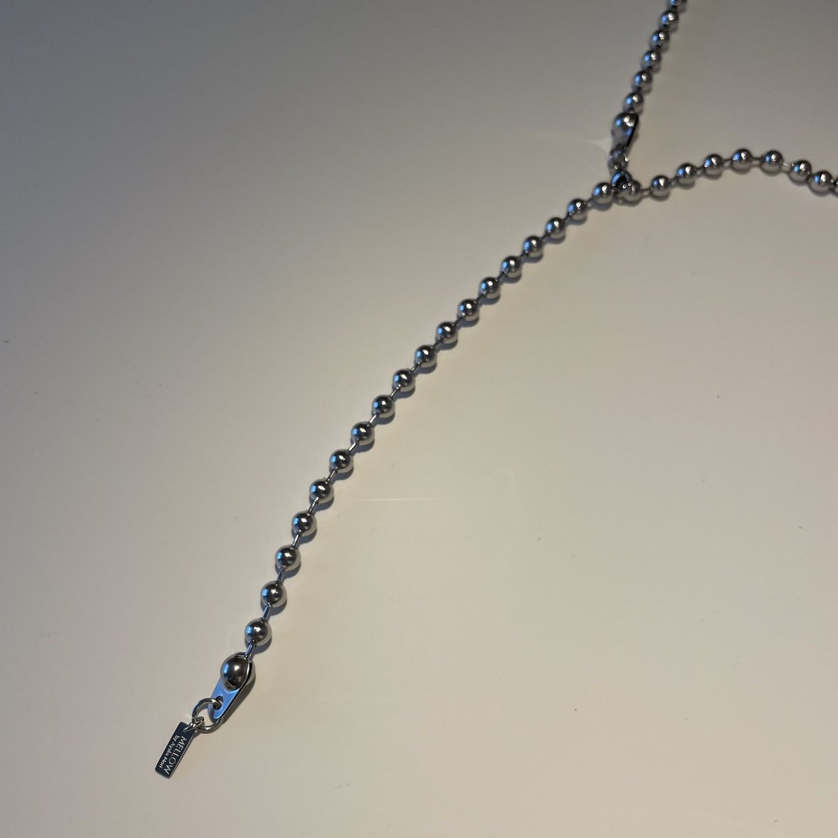 Ball chain necklace 6mm 60cm silver 304L | MELL