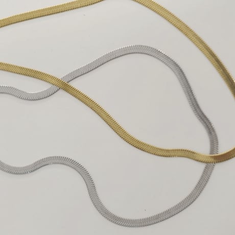 Snake chain 3mm necklace gold 316L