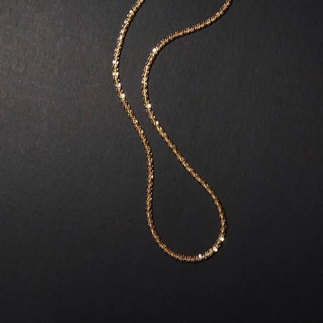 Glitter necklace gold 316L