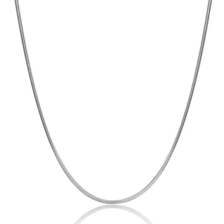 Snake chain 2mm necklace silver 316L