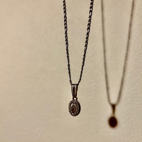 Putit medallion necklace silver 304L