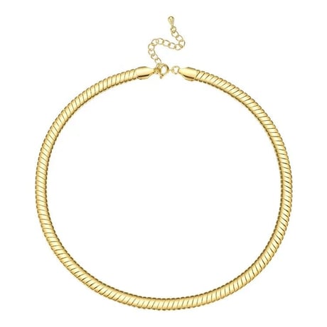 Snake chain 3mm necklace gold 316L