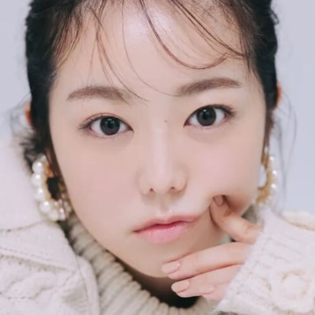 【峯岸みなみさま着用】Big pearl hoop pierce gold 316L
