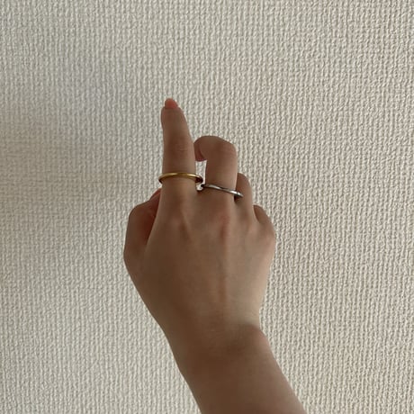 Industrial thin round ring gold 316L