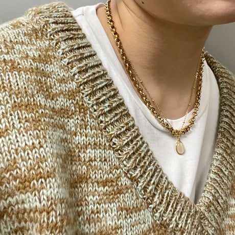 Round chain necklace gold 304L