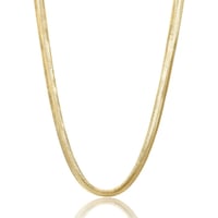 Snake chain 3mm necklace gold 316L