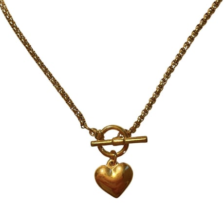 Heart choker gold 304L