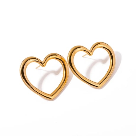 Big love heart gold 304L