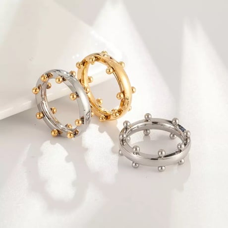 Mini tsubu ring gold 316L