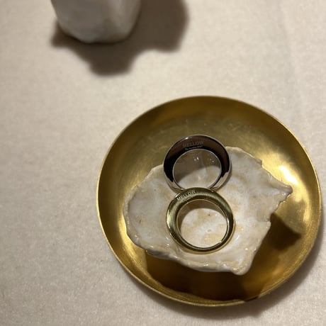 Industrial thin round ring gold 316L