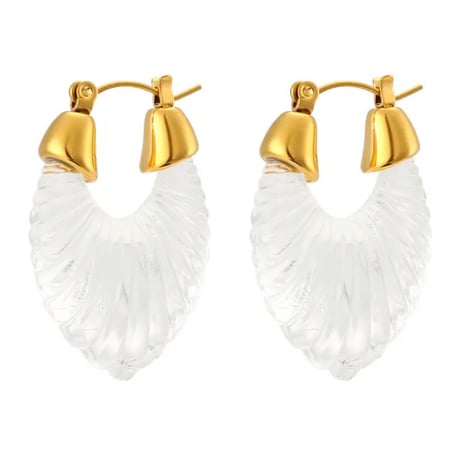 Shell shaped pierce clear 316L
