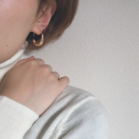 The moon pierce gold 316L