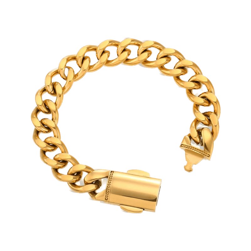 Chunky chain bracelet gold 316L | MELLOW by Aya Chunky chain bracelet gold 316L | MELLOW by Aya