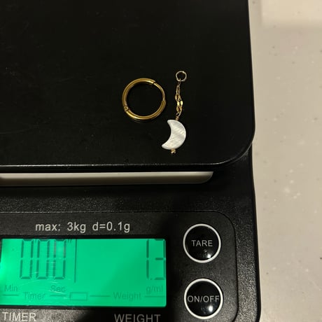 Stella hoop pierce gold 304L