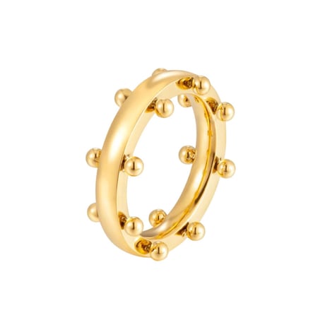 Mini tsubu ring gold 316L
