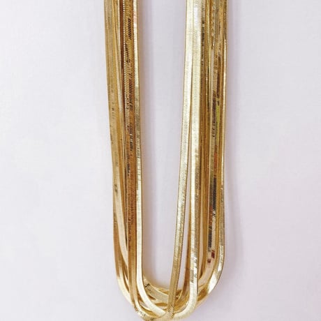 Snake chain 3mm necklace gold 316L
