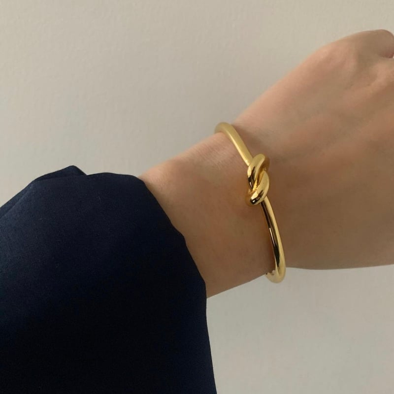 Knot bracelet gold 316L | MELLOW by Ayaka Mori Knot bracelet gold 316L | MELLOW by Ayaka Mori