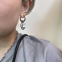 Angels hoop pierce silver 304L